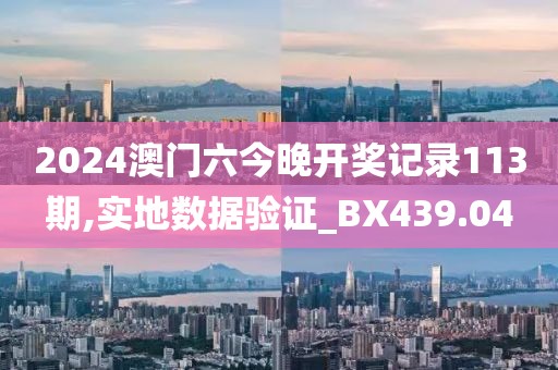 2024澳門六今晚開(kāi)獎(jiǎng)記錄113期,實(shí)地?cái)?shù)據(jù)驗(yàn)證_BX439.04