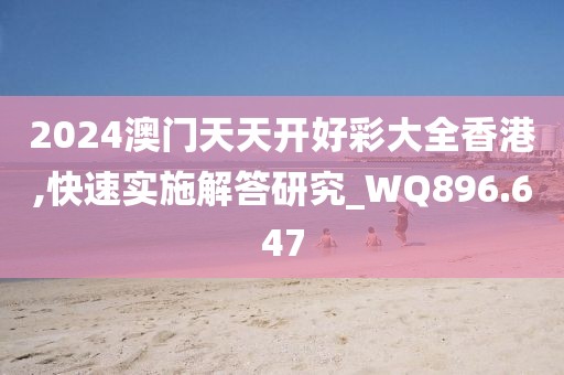 2024澳門天天開好彩大全香港,快速實施解答研究_WQ896.647